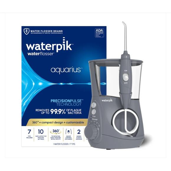 Waterpik Other - Open box Waterpik Aquarius water flosser gray